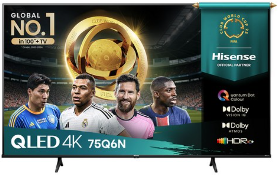 하이센스 75인치 TV 4K UHD QLED TV