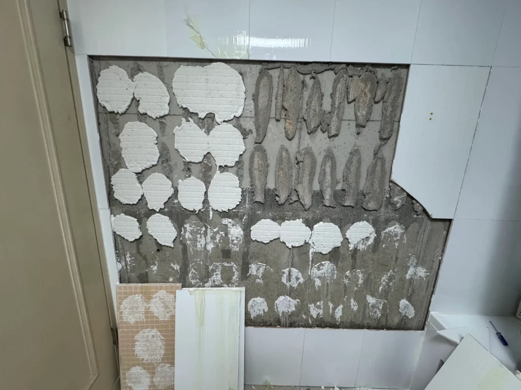 화장실 타일 셀프 교체, 타일제거